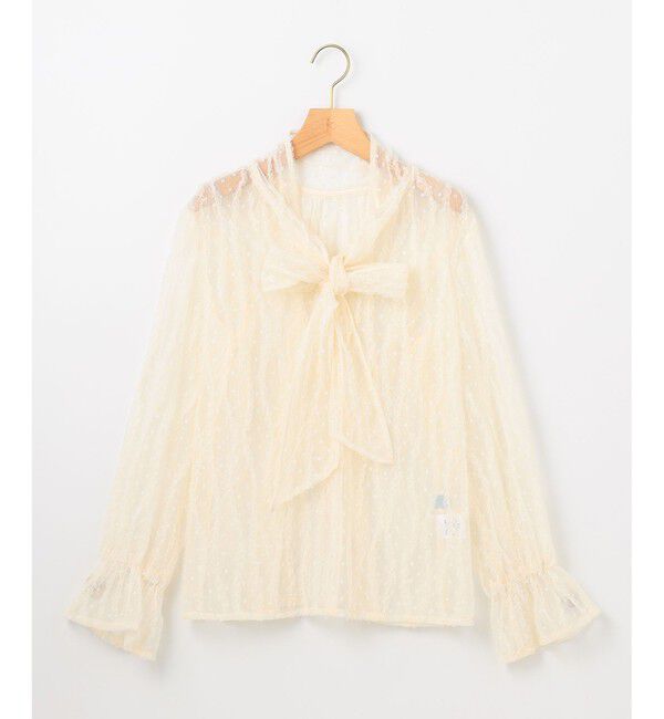 組曲「【前後着用可】チュールフリル ブラウス」|シャツ・ブラウス|