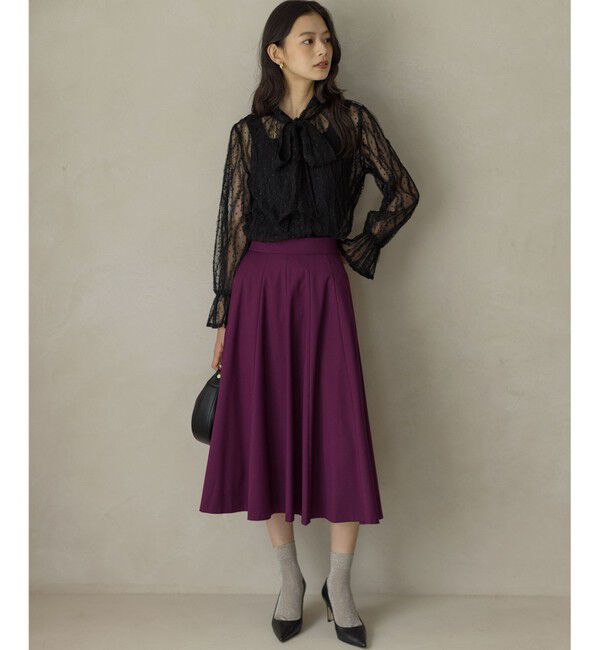 組曲「【前後着用可】チュールフリル ブラウス」|シャツ・ブラウス|