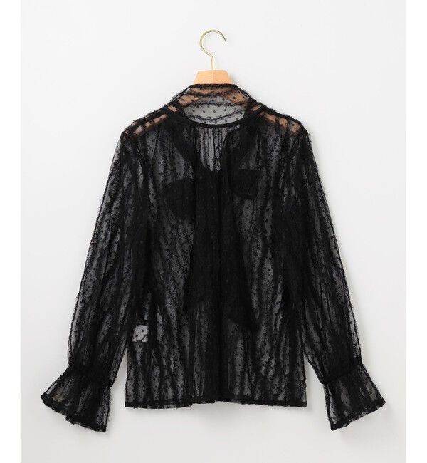組曲「【前後着用可】チュールフリル ブラウス」|シャツ・ブラウス|