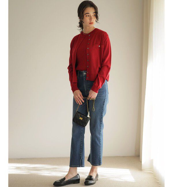 組曲「【ご好評につき追加販売 / 新色追加】ラメアンサンブル ニット」|カーディガン|