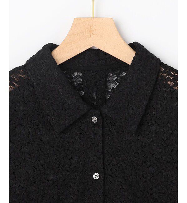 組曲「【WEB限定】フラワーチュールブラウスライク カットソー」|シャツ・ブラウス|