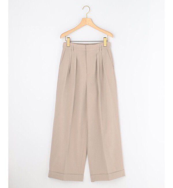 組曲「ウーステッドワイド パンツ」|その他|ベージュ系