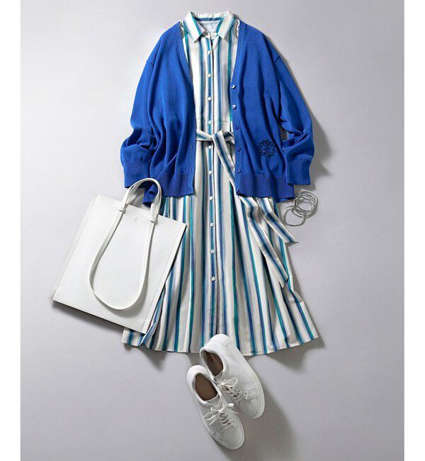 自由区「【カタログ掲載・洗える】エンブレムニット カーディガン」|カーディガン|