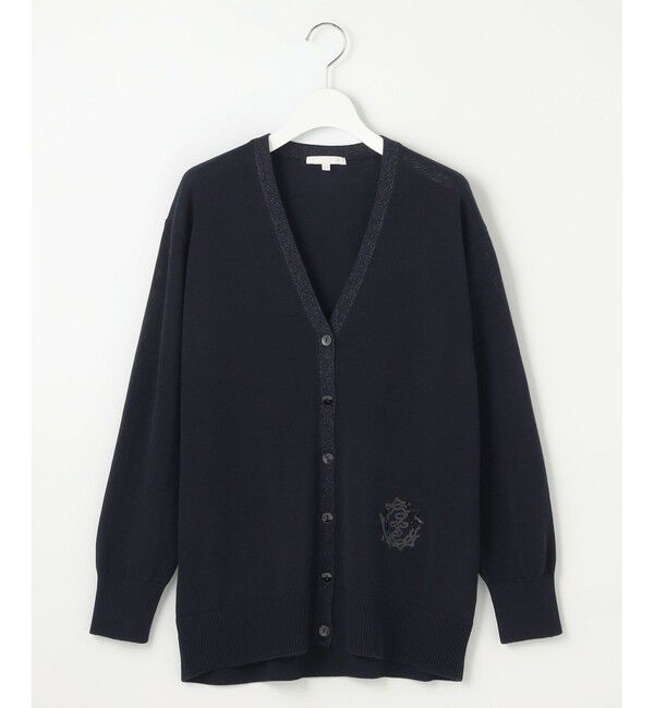 自由区「【カタログ掲載・洗える】エンブレムニット カーディガン」|カーディガン|