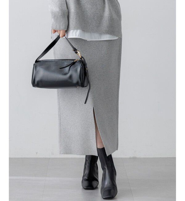 23区「【VERY掲載/洗える】カシミヤブレンド Iライン ニットスカート」|スカート|ﾗｲﾄｸﾞﾚ