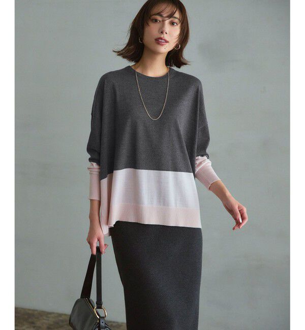 23区「【VERY掲載/洗える】カシミヤブレンド Iライン ニットスカート」|スカート|