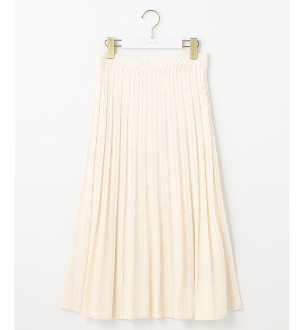 ANY SIS「【セットアップ対応】スフレケーブルニット スカート」|スカート|
