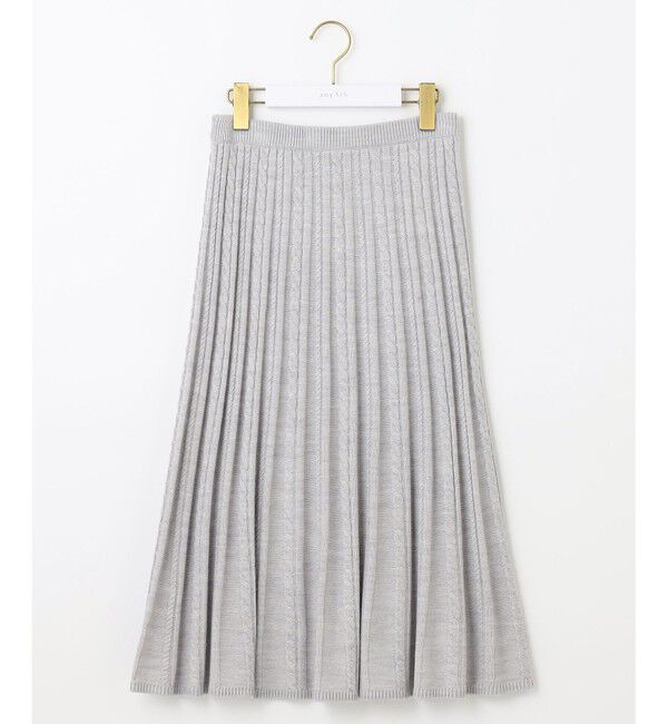 ANY SIS「【セットアップ対応】スフレケーブルニット スカート」|スカート|