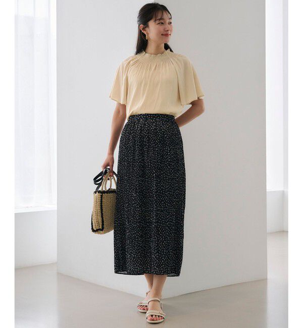 any SiS「【洗える】カッセンシャーリング ブラウス」|シャツ・ブラウス|