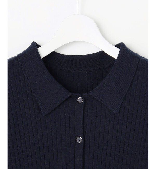 ANY SIS「CICA加工 襟デザイン ニット」|ニット・セーター|