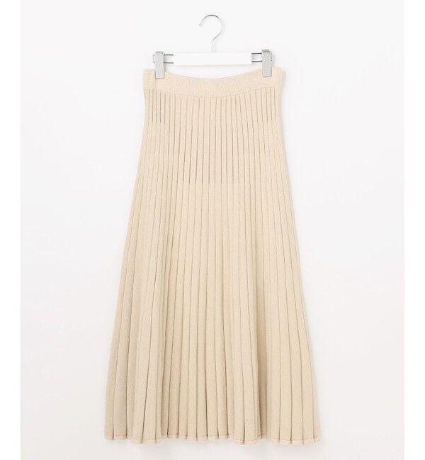 ANY SIS「CICA加工 ニット フレア スカート」|スカート|