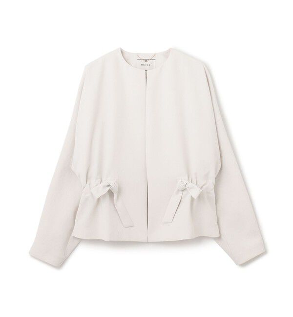 BEIGE,「MARIE / ノーカラージャケット」|ノーカラージャケット|