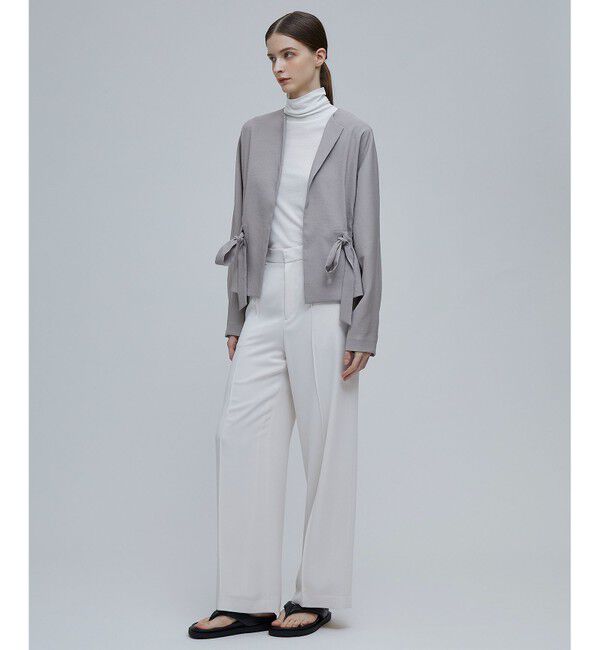 BEIGE,「MARIE / ノーカラージャケット」|ノーカラージャケット|