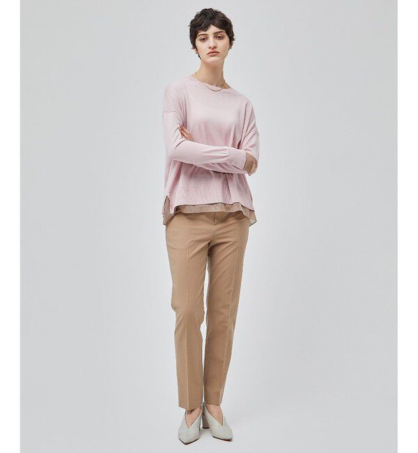 BEIGE,「【洗える】ABEL / テーパードパンツ」|スラックス|