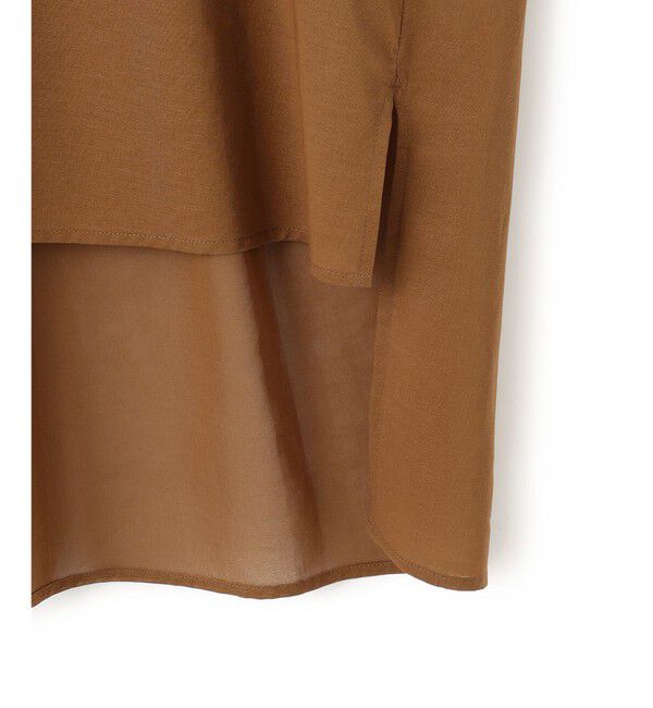 BEIGE,「【洗える・Oggi 10月号掲載】BAC / コットンビックポケットスタンドカラーシャツ」|シャツ・ブラウス|