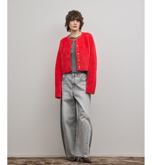 Diagram「フェザーショートニットカーディガン」|カーディガン|