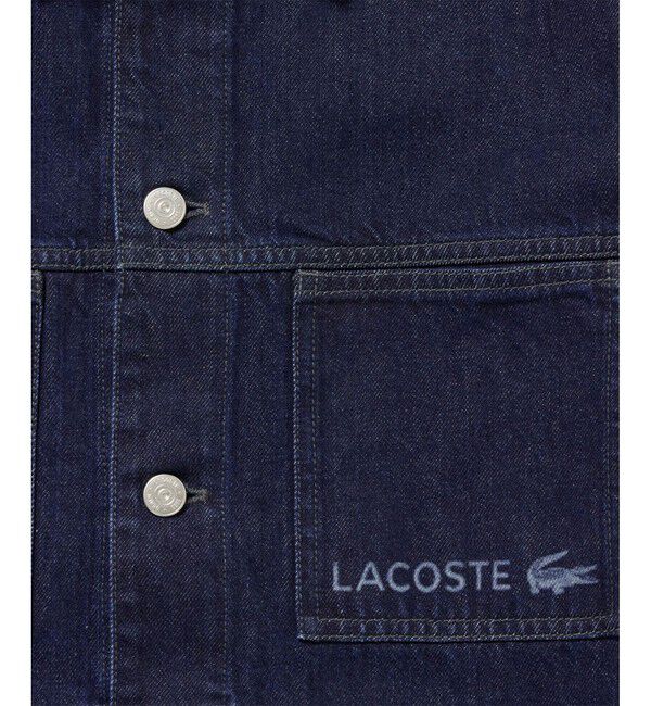 LACOSTE「ボックスデニムジャケット」|デニムジャケット|