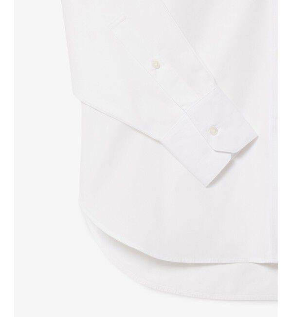 LACOSTE「コットンポプリン オーバーサイズストライプシャツ」|シャツ・ブラウス|