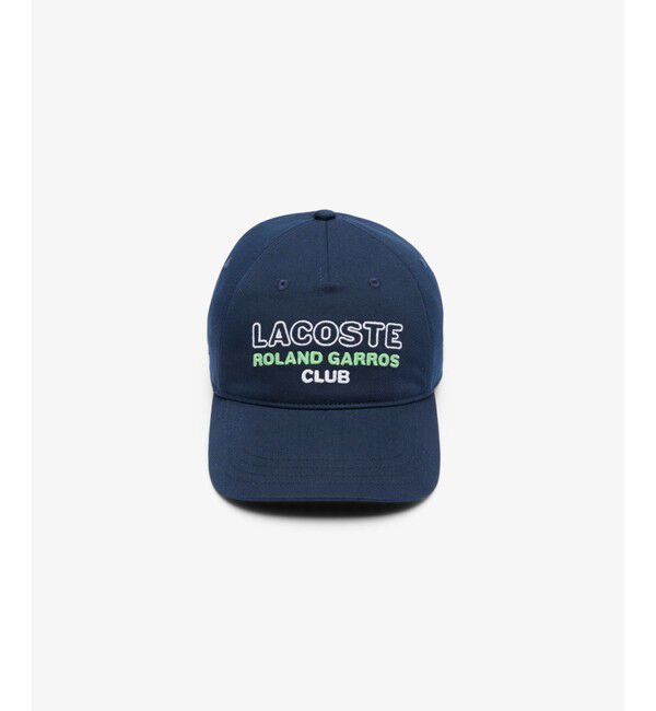 LACOSTE「ローラン・ギャロスコラボ アンパイアキャップ」|キャップ・キャスケット|