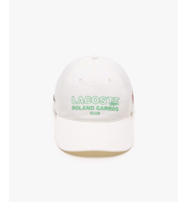 LACOSTE「ローラン・ギャロスコラボ アンパイアキャップ」|キャップ・キャスケット|