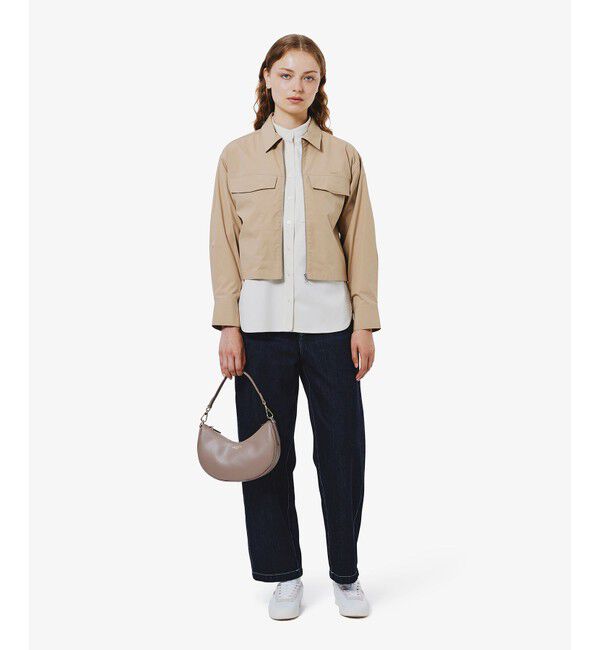 LACOSTE「ロングカフススタンドカラーシャツ」|シャツ・ブラウス|