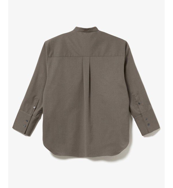 LACOSTE「ロングカフススタンドカラーシャツ」|シャツ・ブラウス|