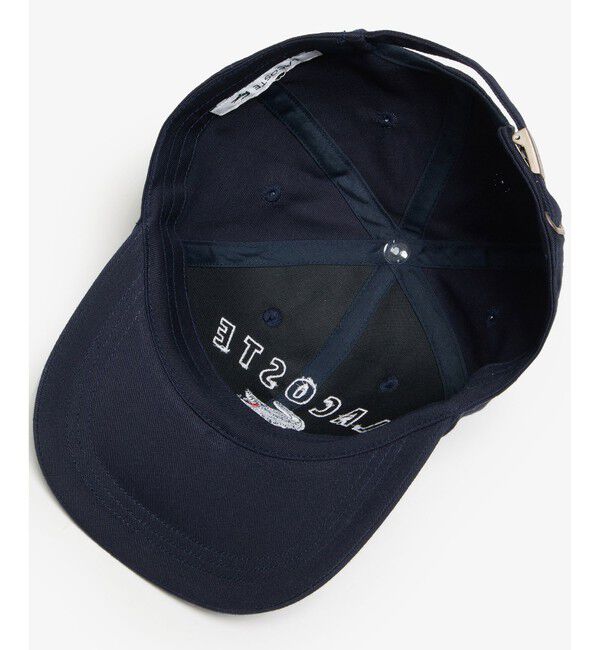 LACOSTE「刺繍入り6方キャップ」|キャップ・キャスケット|