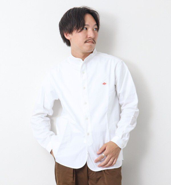 NOLLEY'S goodman「【DANTON/ダントン】BAND COLLAR SHIRT LS 25SS」|シャツ・ブラウス|