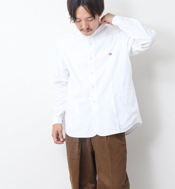 NOLLEY'S goodman「【DANTON/ダントン】BAND COLLAR SHIRT LS 25SS」|シャツ・ブラウス|