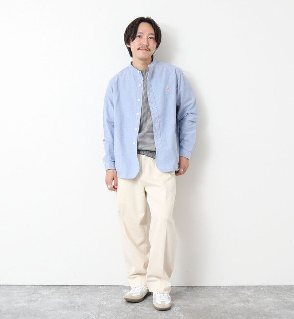 NOLLEY'S goodman「【DANTON/ダントン】BAND COLLAR SHIRT LS 25SS」|シャツ・ブラウス|