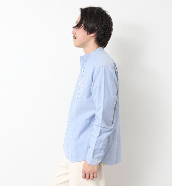 NOLLEY'S goodman「【DANTON/ダントン】BAND COLLAR SHIRT LS 25SS」|シャツ・ブラウス|