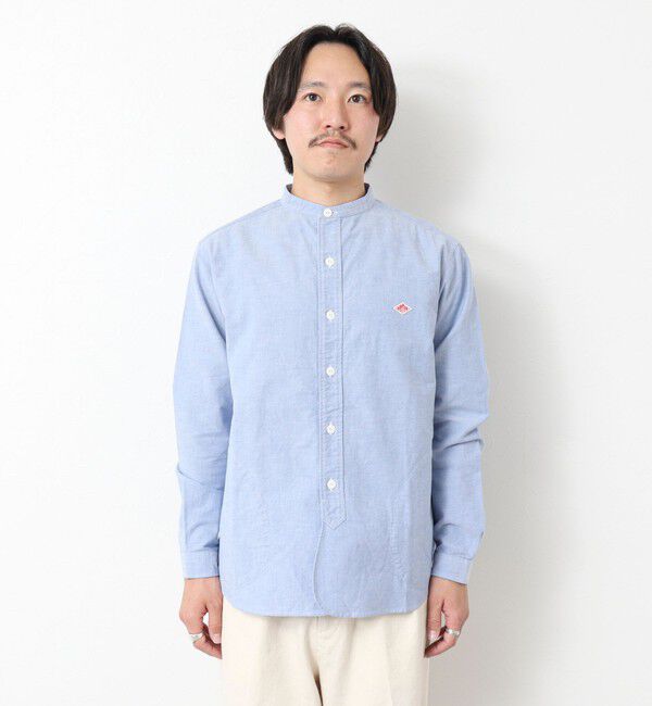 NOLLEY'S goodman「【DANTON/ダントン】BAND COLLAR SHIRT LS 25SS」|シャツ・ブラウス|
