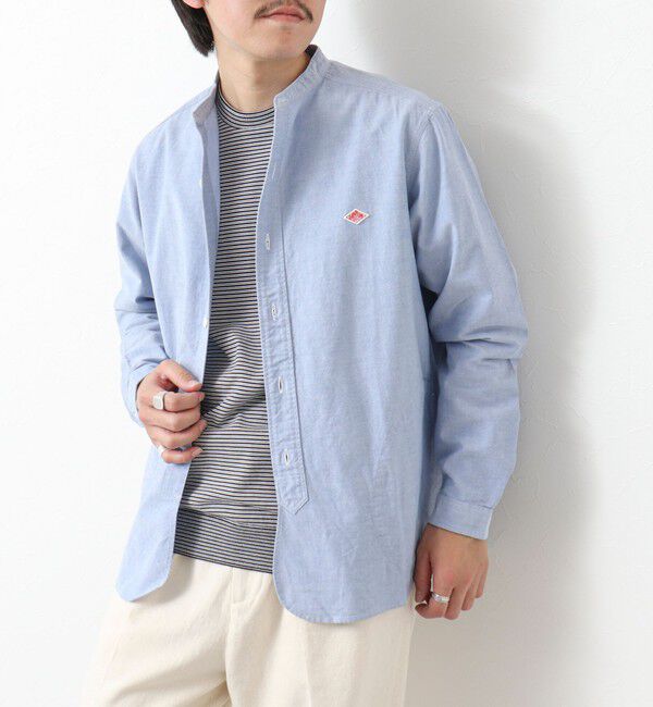 NOLLEY'S goodman「【DANTON/ダントン】BAND COLLAR SHIRT LS 25SS」|シャツ・ブラウス|