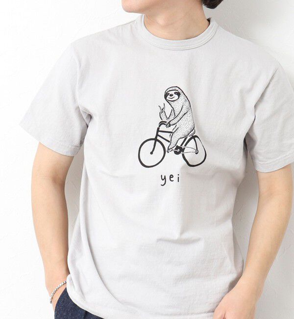 NOLLEY'S goodman「【STONEWOLD】yei プリントTシャツ 25SS」|Tシャツ・カットソー|グレーベージュ