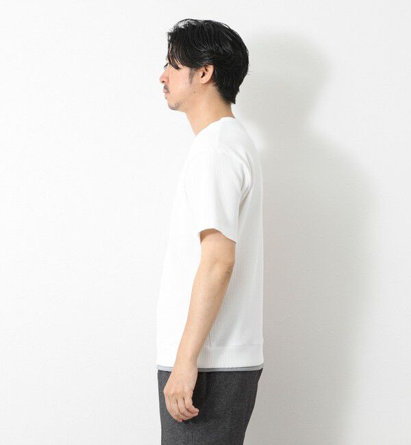 NOLLEY'S goodman「【IRM】《吸水速乾/UVカット》ワッフルフェイクレイヤードTee 25SS」|Tシャツ・カットソー|