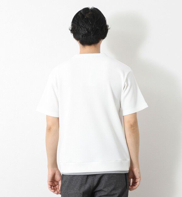 NOLLEY'S goodman「【IRM】《吸水速乾/UVカット》ワッフルフェイクレイヤードTee 25SS」|Tシャツ・カットソー|