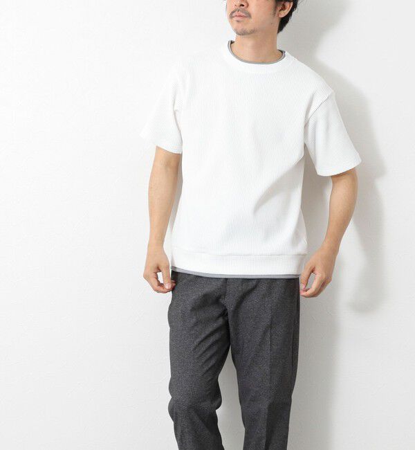 NOLLEY'S goodman「【IRM】《吸水速乾/UVカット》ワッフルフェイクレイヤードTee 25SS」|Tシャツ・カットソー|