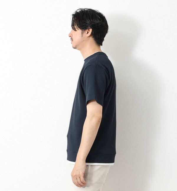 NOLLEY'S goodman「【IRM】《吸水速乾/UVカット》ワッフルフェイクレイヤードTee 25SS」|Tシャツ・カットソー|