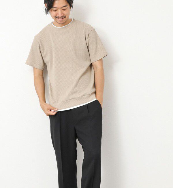NOLLEY'S goodman「【IRM】《吸水速乾/UVカット》ワッフルフェイクレイヤードTee 25SS」|Tシャツ・カットソー|