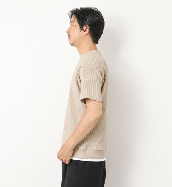 NOLLEY'S goodman「【IRM】《吸水速乾/UVカット》ワッフルフェイクレイヤードTee 25SS」|Tシャツ・カットソー|