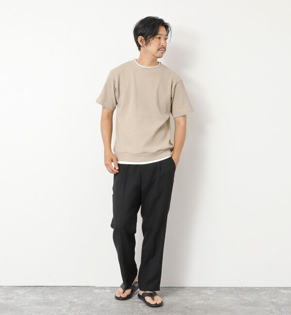 NOLLEY'S goodman「【IRM】《吸水速乾/UVカット》ワッフルフェイクレイヤードTee 25SS」|Tシャツ・カットソー|