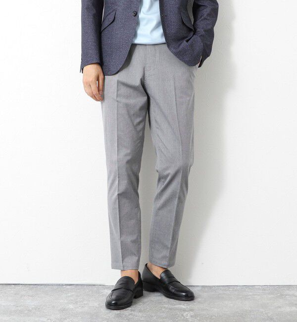 NOLLEY'S goodman「《ビジカジ対応》綿麻COOLMAX イージーPT 25SS」|チノ|ミディアムグレー