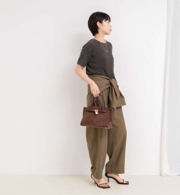 Rie Miller「《セットアップ対応》ウォッシャブルソフトカーゴパンツ」|カーゴ|