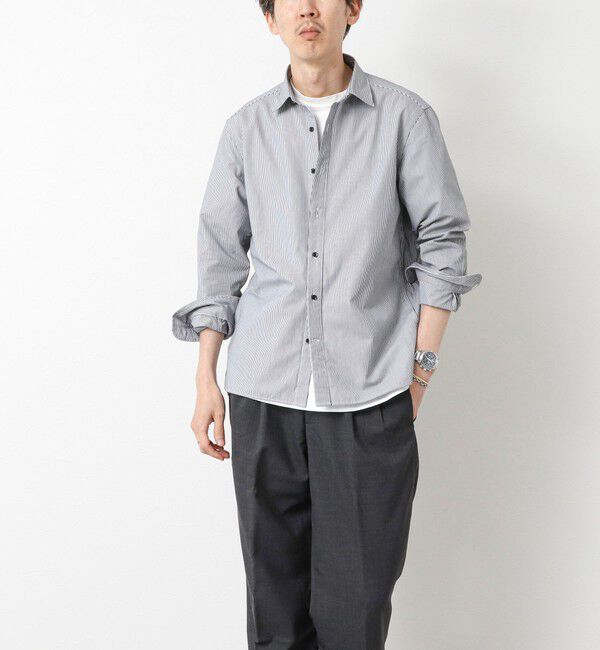 NOLLEY'S goodman「ピーチブロード レギュラーカラーシャツ 25AW」|シャツ・ブラウス|