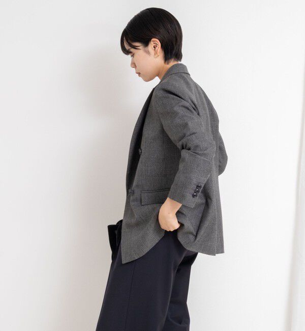 NOLLEY'S sophi「ウォッシャブルシャークダブルジャケット」|テーラードジャケット|