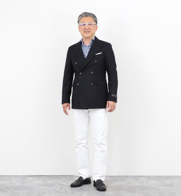 NOLLEY'S goodman「《ビジカジ対応》尾州 WOOL W JACKET 25AW」|テーラードジャケット|