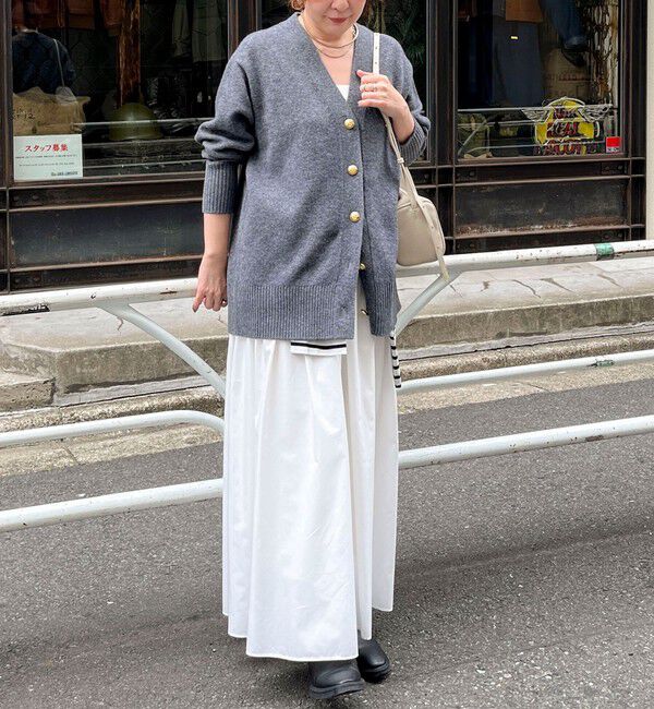 NOLLEY'S「【WEB限定アイテム】2WAY長めVネックカーディガン」|カーディガン|