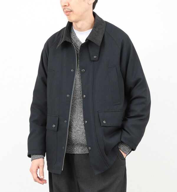 NOLLEY'S goodman「《ビジカジ対応》【TECHTWEED】【SORONA】中綿ユーティリティジャケット 25AW」|ブルゾン・スタジャン|