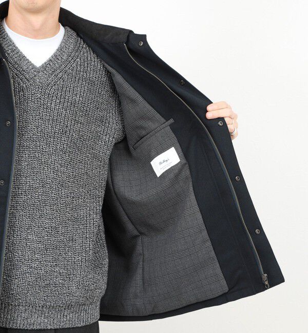 NOLLEY'S goodman「《ビジカジ対応》【TECHTWEED】【SORONA】中綿ユーティリティジャケット 25AW」|ブルゾン・スタジャン|