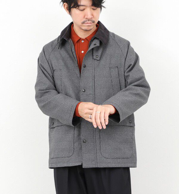 NOLLEY'S goodman「《ビジカジ対応》【TECHTWEED】【SORONA】中綿ユーティリティジャケット 25AW」|ブルゾン・スタジャン|